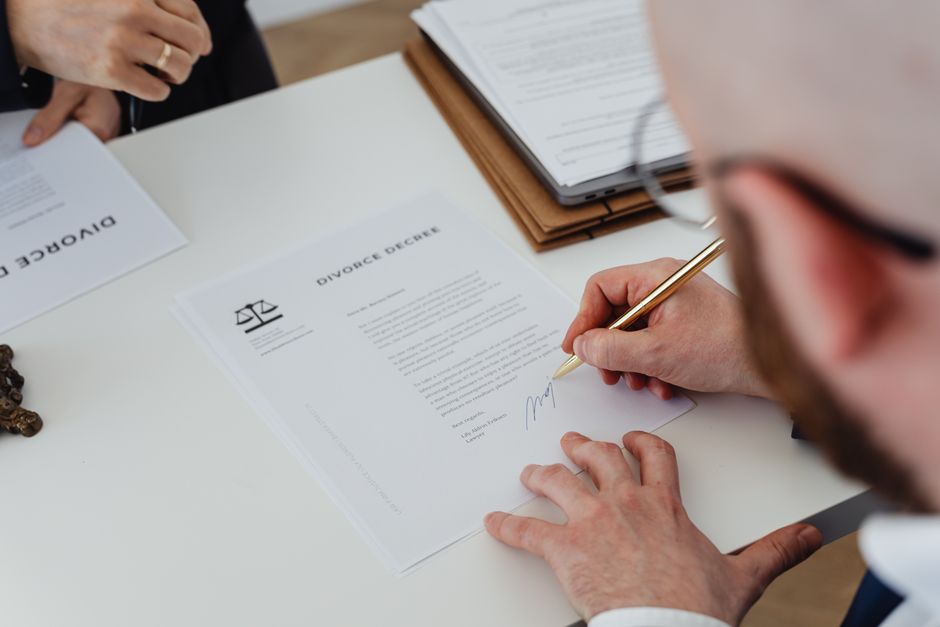 Close-up of a legal document, representing PLR licensing terms